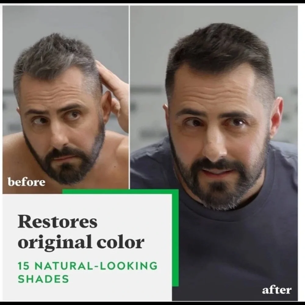 Just For Men Shampoo-in Color Jet Black & Real Black Two Pack New in Box